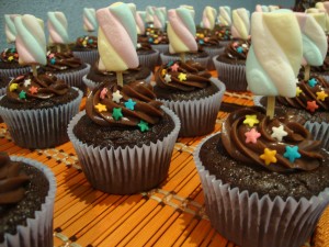 Cupcakes de brigadeiro