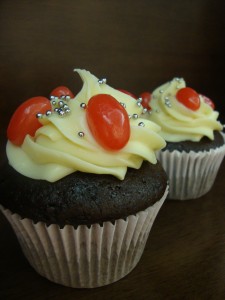 Chocolate branco com morango