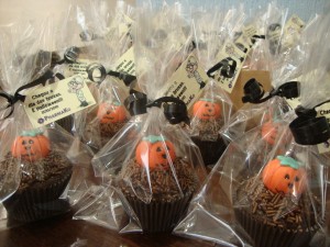 Cupcakes de Halloween - Lembrancinhas