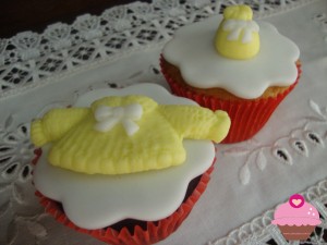 Cupcake para chá de bebê