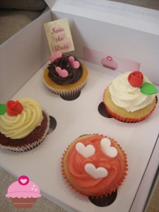 Cupcakes românticos
