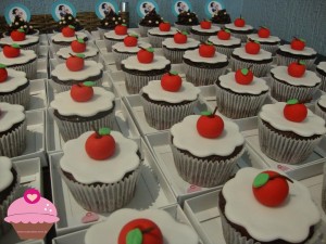 Cupcakes da Branca de Neve
