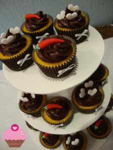 Cupcakes para o Chá Bar de Bruna e Rafael
