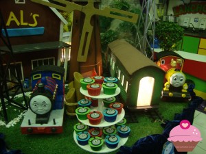 Cupcakes Thomas e seus amigos