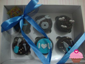 Cupcakes com ferramentas