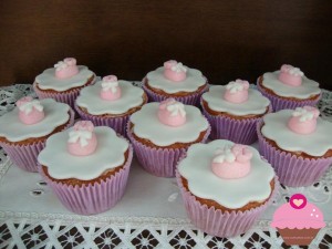 Cupcakes para chá de bebê