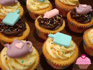 Cupcakes para chá de cozinha