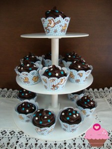 Cupcakes para chá de bebê