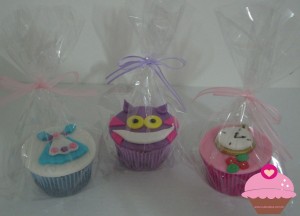 Cupcakes de Alice no país das maravilhas
