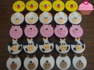 Cupcakes de fazendinha