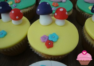 Cupcakes de Alice no país das maravilhas