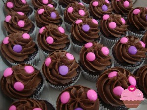 Mini cupcakes de brigadeiro