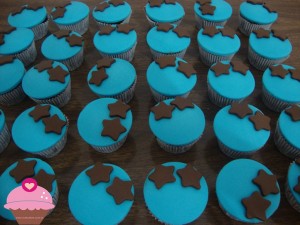 Mini cupcakes de brigadeiro