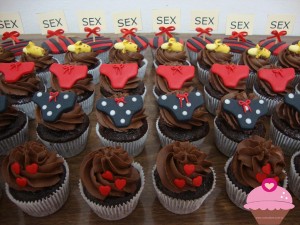Mini cupcakes para despedida de solteira
