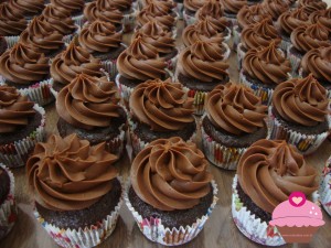 Mini cupcakes de chocolate