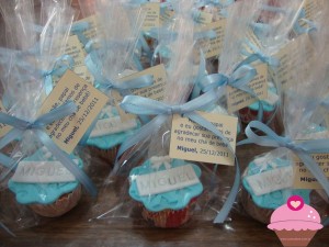 Mini cupcakes para chá de bebê