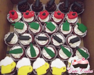 Mini cupcakes para chá de cozinha e bar