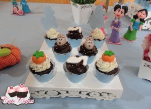 Mini cupcakes da Cinderela