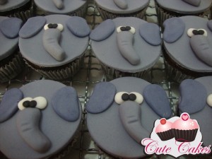 Mini cupcakes de elefantinho