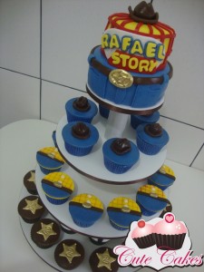 Torre de cupcakes Toy Story
