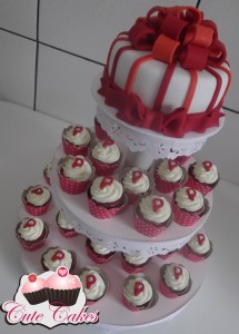 Torre de mini cupcakes Patricia