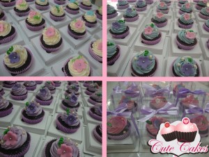 Cupcakes para festa de debutante
