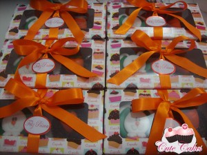 Cupcakes decorados para presente