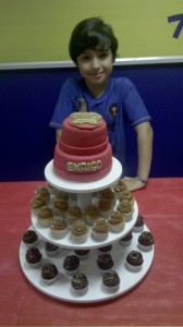 Torre de cupcakes Homem de Ferro