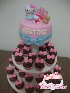 Torre de cupcakes da Hello Kit