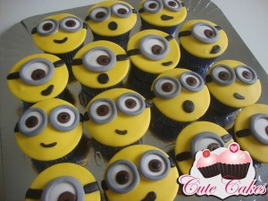 Cupcakes planos Minion