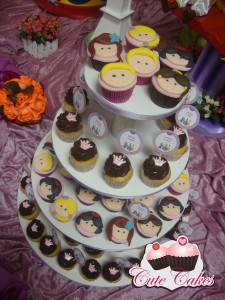 Mini cupcakes Princesas Disney Larissa