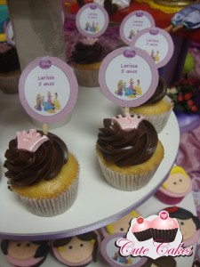 Mini cupcakes Princesas Disney Larissa