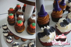 Torre de cupcakes Halloween