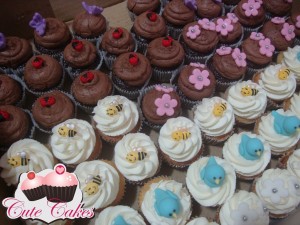 Mini cupcakes jardim