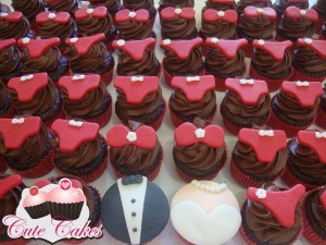 Mini cupcakes chá de lingerie