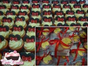 Mini cupcakes da Minnie