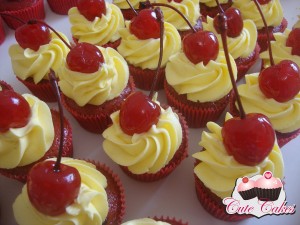 Mini cupcakes de red velvet