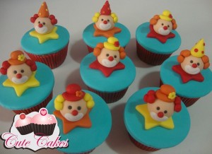 Cupcakes de palhacinhos
