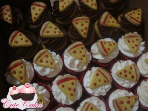 Mini cupcakes de pizza