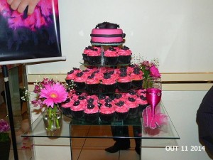 Torre de cupcakes