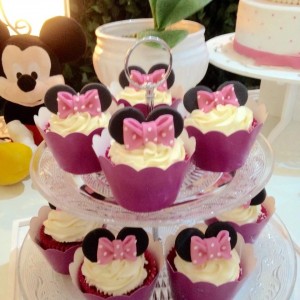 Cupcake Minnie rosa