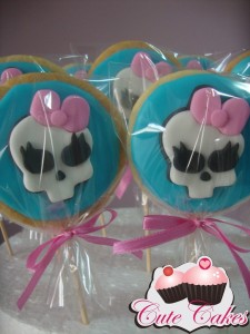 Pirulitos de bolacha Monster High