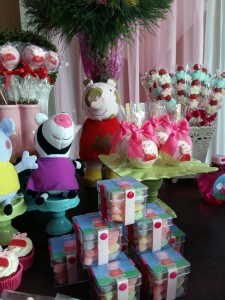 Cake pops e maçãs