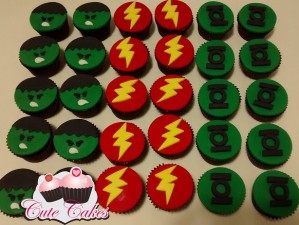 Mini cupcakes heróis