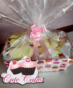 Cesta de biscoitos amanteigados