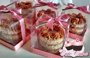 Mini naked cake de churros