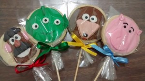 bolachas decoradas no tema Toy Story