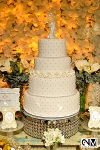Mesa de doces decorados para casamento