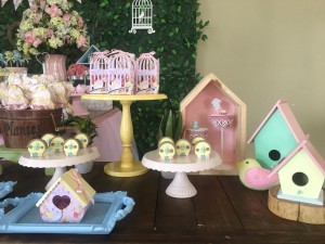 Chá de bebê jardim dos passarinhos