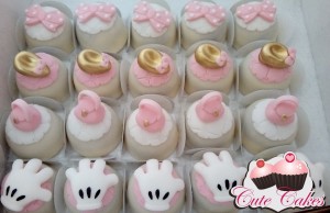 Festa Minnie rosa e dourado